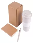 KORGAN - Eco Set of Mug, FSC Notebook and Pen.