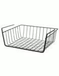 Hanging Basket Shelf - Kitchen Storage Racks, Pull-Out Seasoning Baskets, No Installation Needed