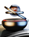 Men's Car Perfumes and Decor - Solar Powered, Therapeutic Essential Oils, Car Scent Diffuser