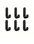 Organize with Style: 6pcs Multi-Purpose Wall Hooks for Keys, Clothes, Towels & More