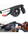 Portable Hand-Operated Blower for BBQ, Camping, and Fire Making - Efficient Stove Accessory