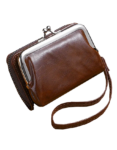 Mini Vintage Card Holder - Lock Coin Purse in Blue