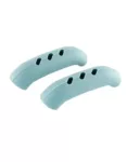 Green Silicone Handle Anti-Scalding Cover Iron Pot Ears Multi-Functional Wok Heat Insulation - Pack of 2