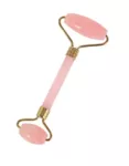 Rose Quartz Jade Roller & Gua Sha Set - Facial Beauty Roller Skin Care Tools for Muscle Relaxation and Wrinkle Relief