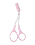 Eyebrow Trimmer Scissor With Comb - Facial Hair Removal Makeup Tool BLACK