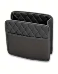 360-Degree Ride Organizer: Leather Car Seat Storage Bag for Most Models